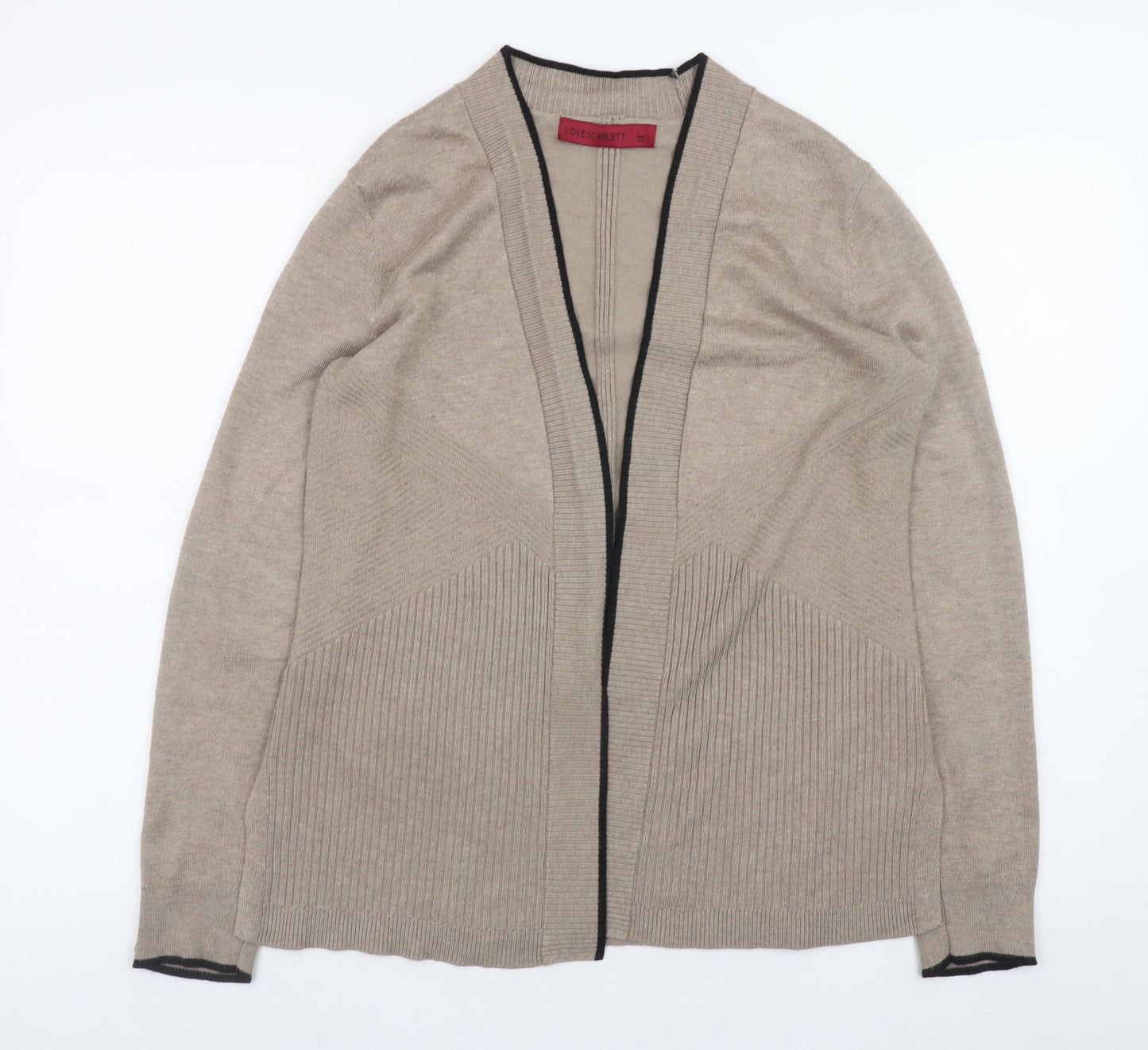 Womens UK Size S Love Scarlett Beige Cardigan Jumper
