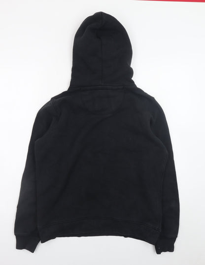Womens UK Size 12 Jack Wills Black Pullover Hoodie