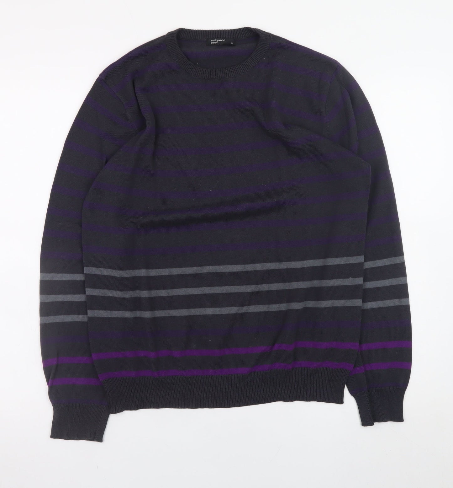 Womens UK Size S Cedarwood State Black Pullover Jumper