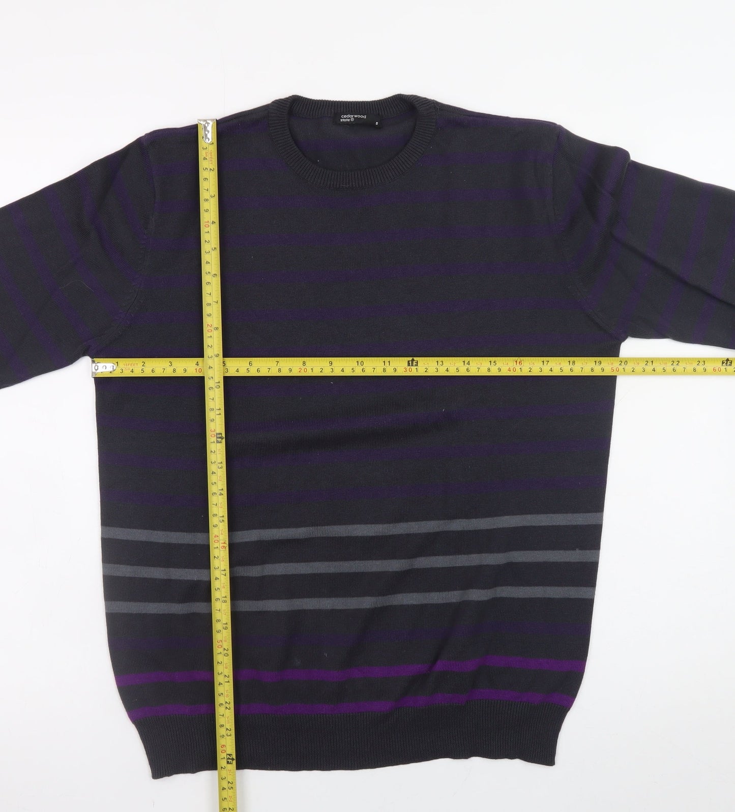 Womens UK Size S Cedarwood State Black Pullover Jumper