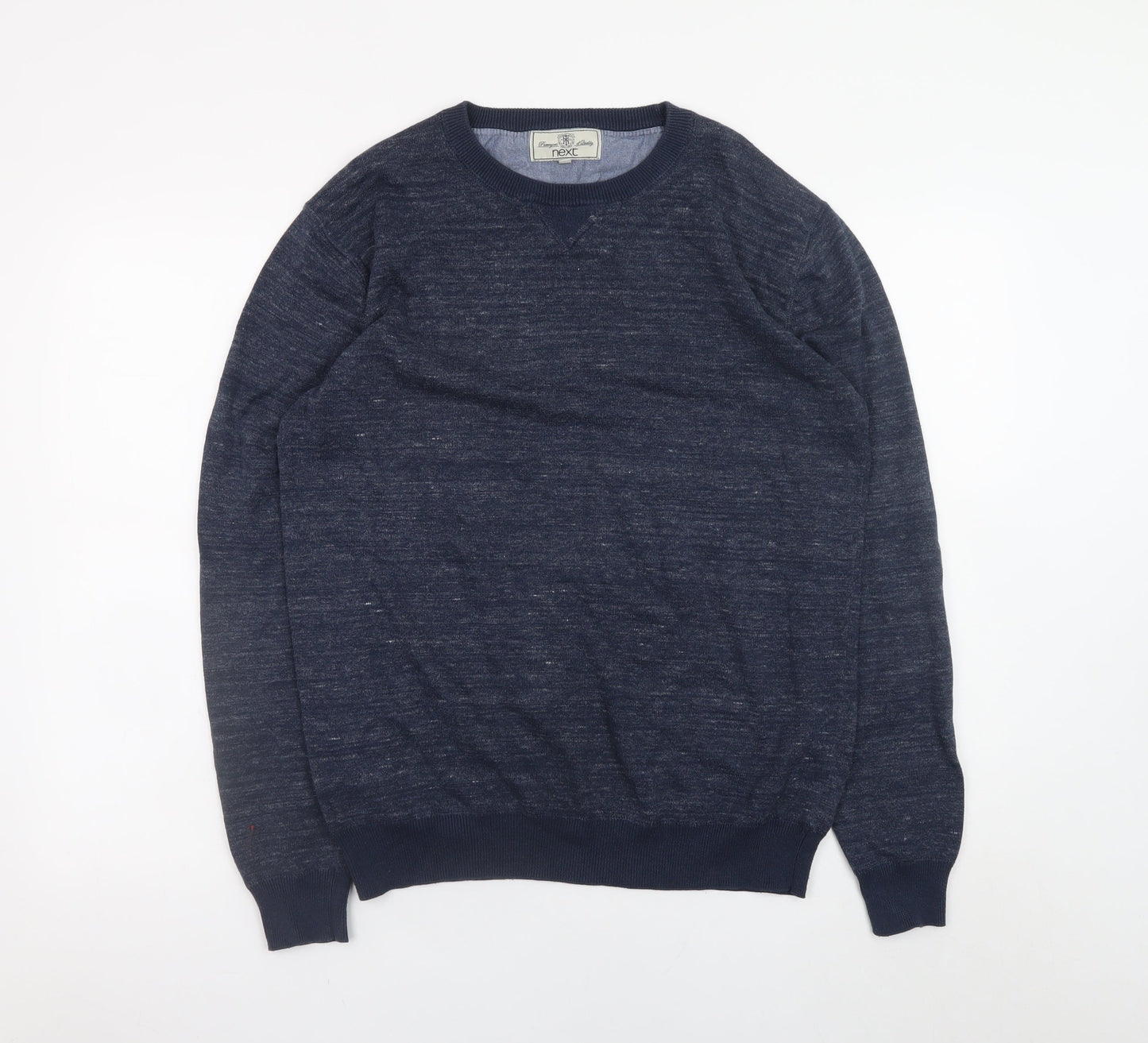 Mens UK Size L NEXT Blue Pullover Jumper