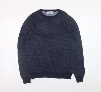 Mens UK Size L NEXT Blue Pullover Jumper