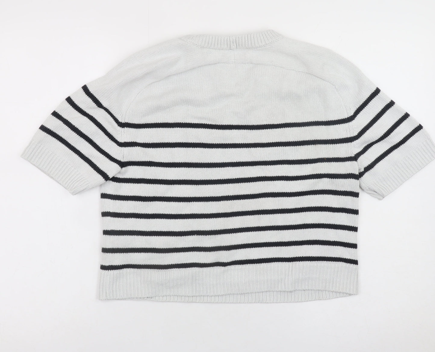 Womens UK Size XS Abercrombie & Fitch White Pullover Jumper
