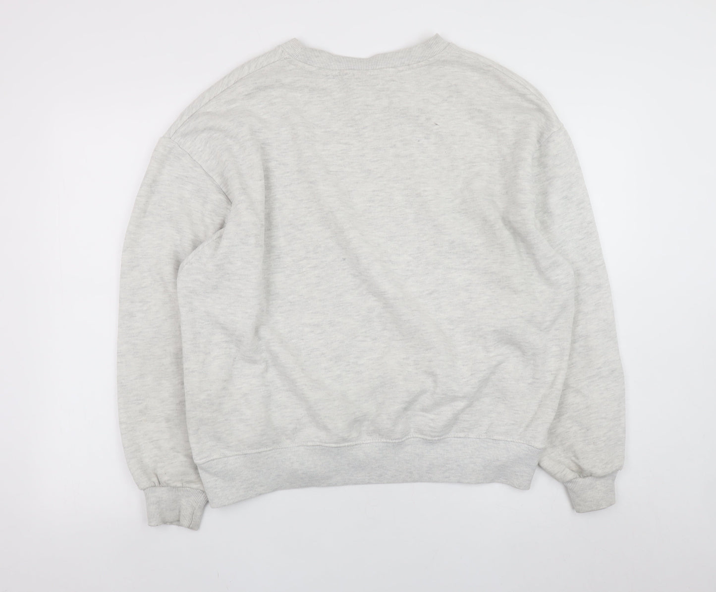 Womens UK Size 12 Pull & Bear Grey Pullover Sweatshirt