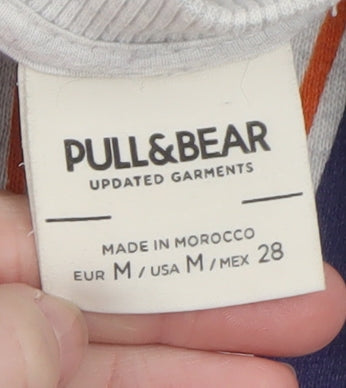 Womens UK Size 12 Pull & Bear Grey Pullover Sweatshirt
