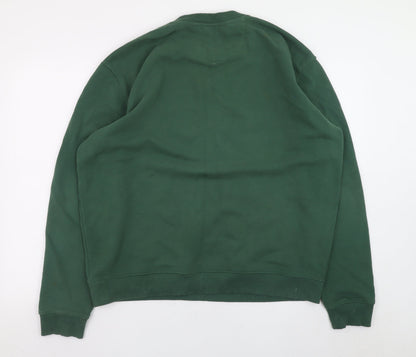 Mens UK Size L Jack Wills Green Pullover Sweatshirt