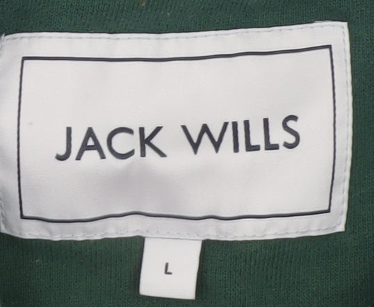 Mens UK Size L Jack Wills Green Pullover Sweatshirt
