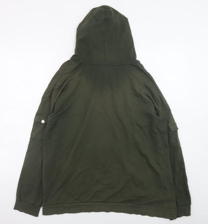 Womens UK Size 16 Select Green Pullover Hoodie
