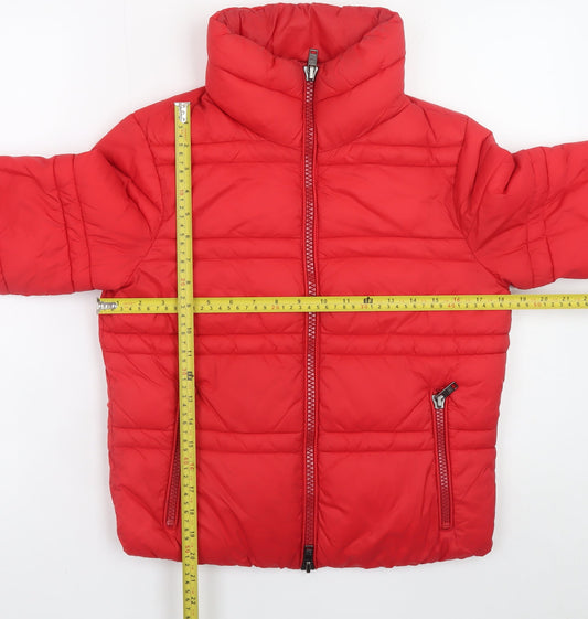 Womens UK Size S SH Collection Red Puffer Jacket