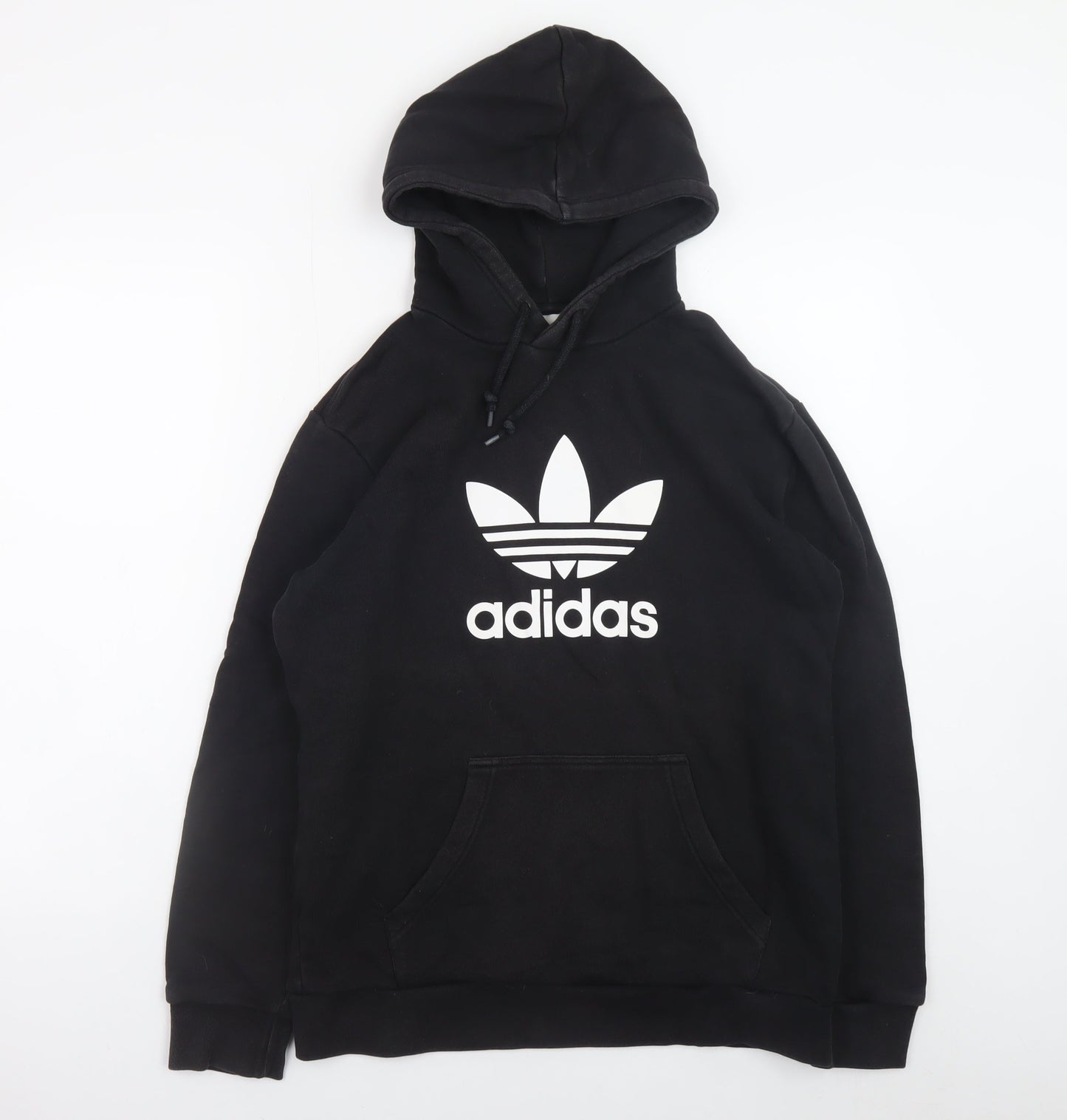 Mens UK Size M adidas Black Pullover Hoodie