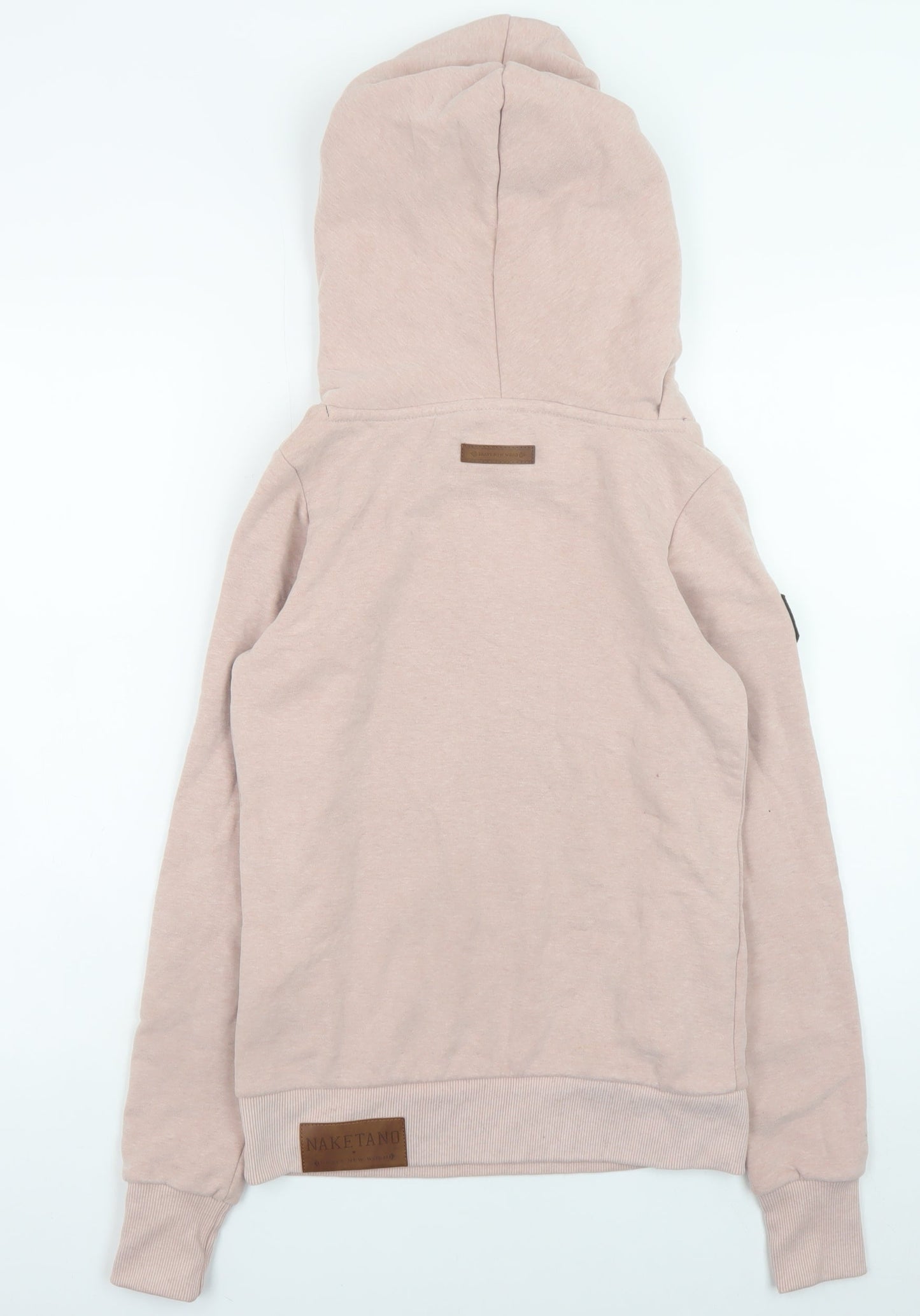 Womens UK Size S Naketano Beige Pullover Hoodie