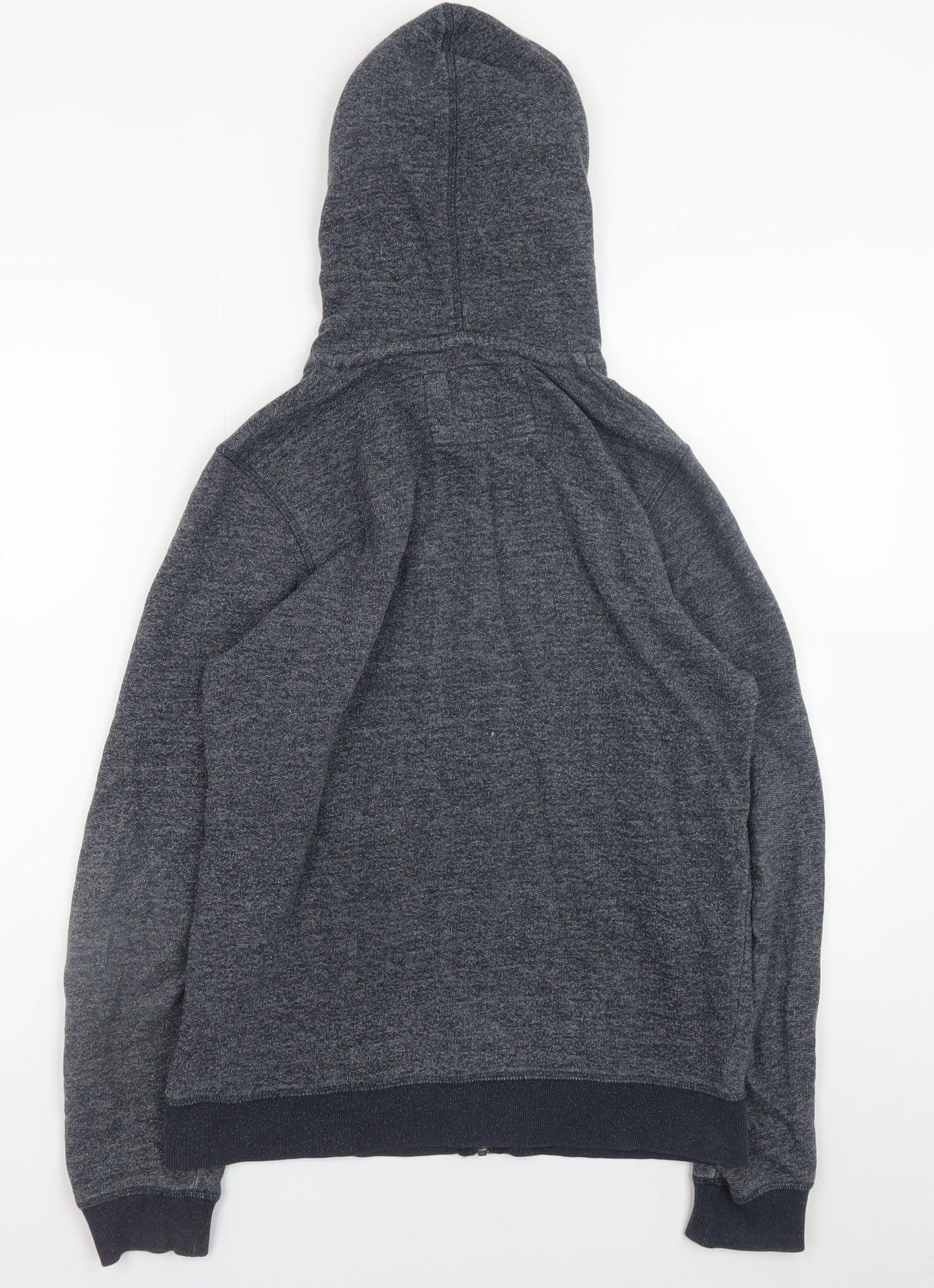 Mens UK Size S JACK & JONES Blue Full Zip Hoodie