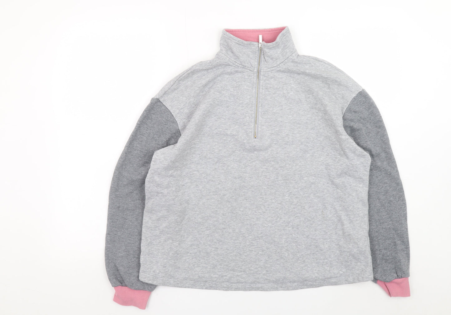 Womens UK Size 12 Michelle Keegan Grey Pullover Sweatshirt