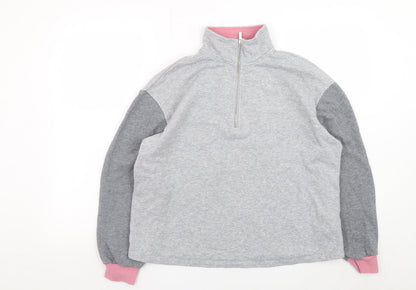 Womens UK Size 12 Michelle Keegan Grey Pullover Sweatshirt
