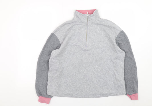 Womens UK Size 12 Michelle Keegan Grey Pullover Sweatshirt