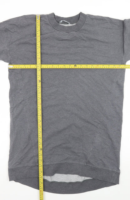 Oliver Bonas Womens Grey Long Sleeve Jersey T-Shirt Dress Size 12