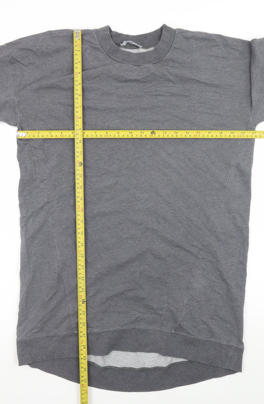 Oliver Bonas Womens Grey Long Sleeve Jersey T-Shirt Dress Size 12