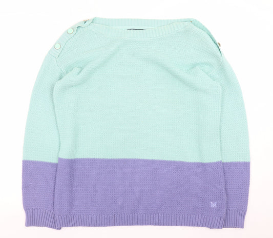 Womens UK Size 12 Crew Clothing Company Multicoloured Pullover Jumper