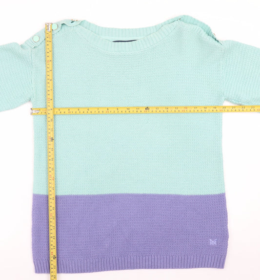 Womens UK Size 12 Crew Clothing Company Multicoloured Pullover Jumper