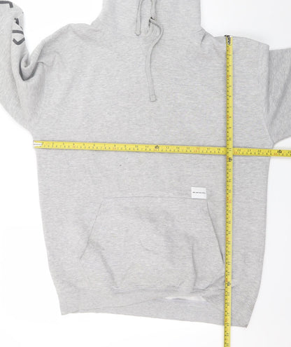 Mens UK Size L MKI MIYUKI ZOKU Grey Pullover Hoodie