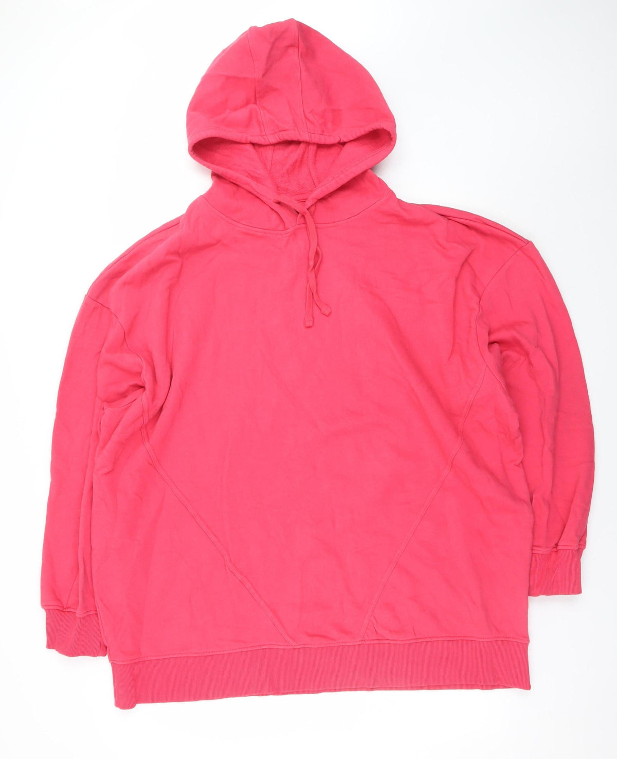 Womens UK Size 16 Threadbare Pink Pullover Hoodie