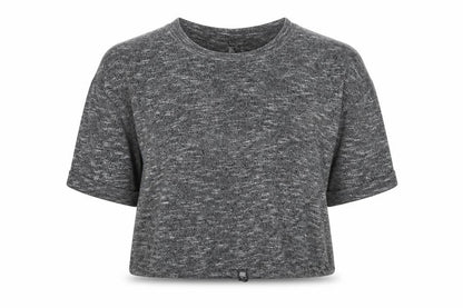 Sweewë Paris Women's Grey Short Sleeve Basic Jersey T-Shirt M