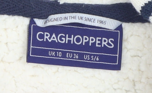 Womens UK Size 10 Craghoppers Blue Full Zip Hoodie