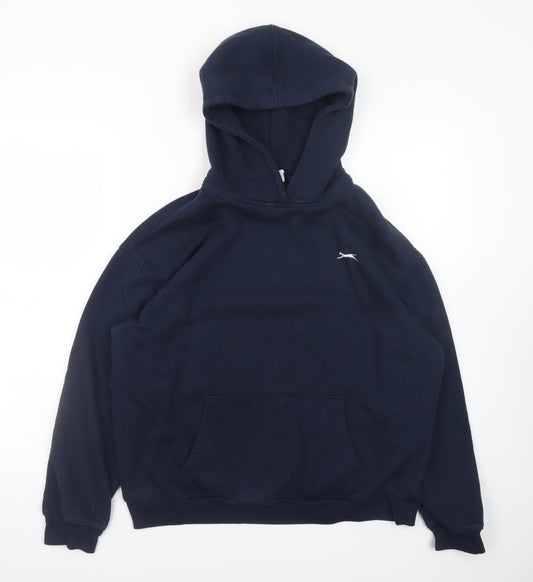 Mens UK Size L Slazenger Blue Pullover Hoodie