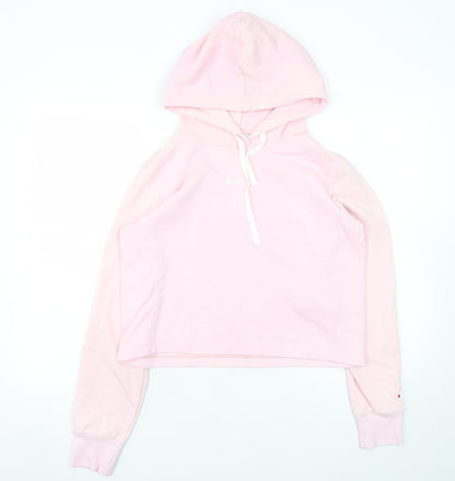 Womens UK Size L Champion Pink Pullover Hoodie