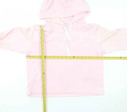 Womens UK Size L Champion Pink Pullover Hoodie
