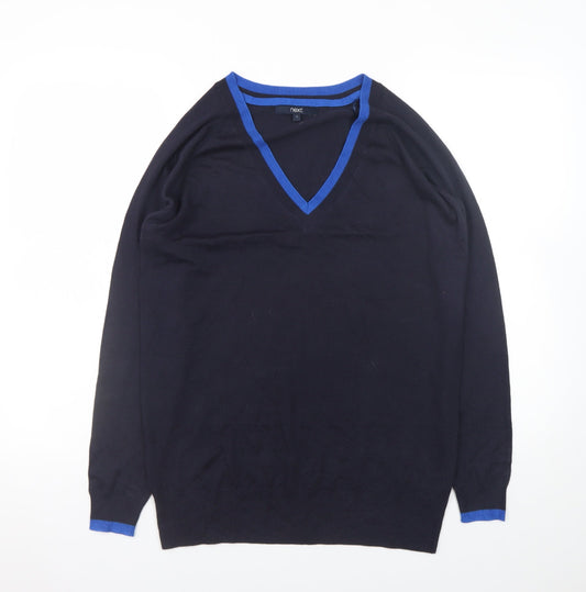 Mens UK Size S NEXT Blue Pullover Jumper