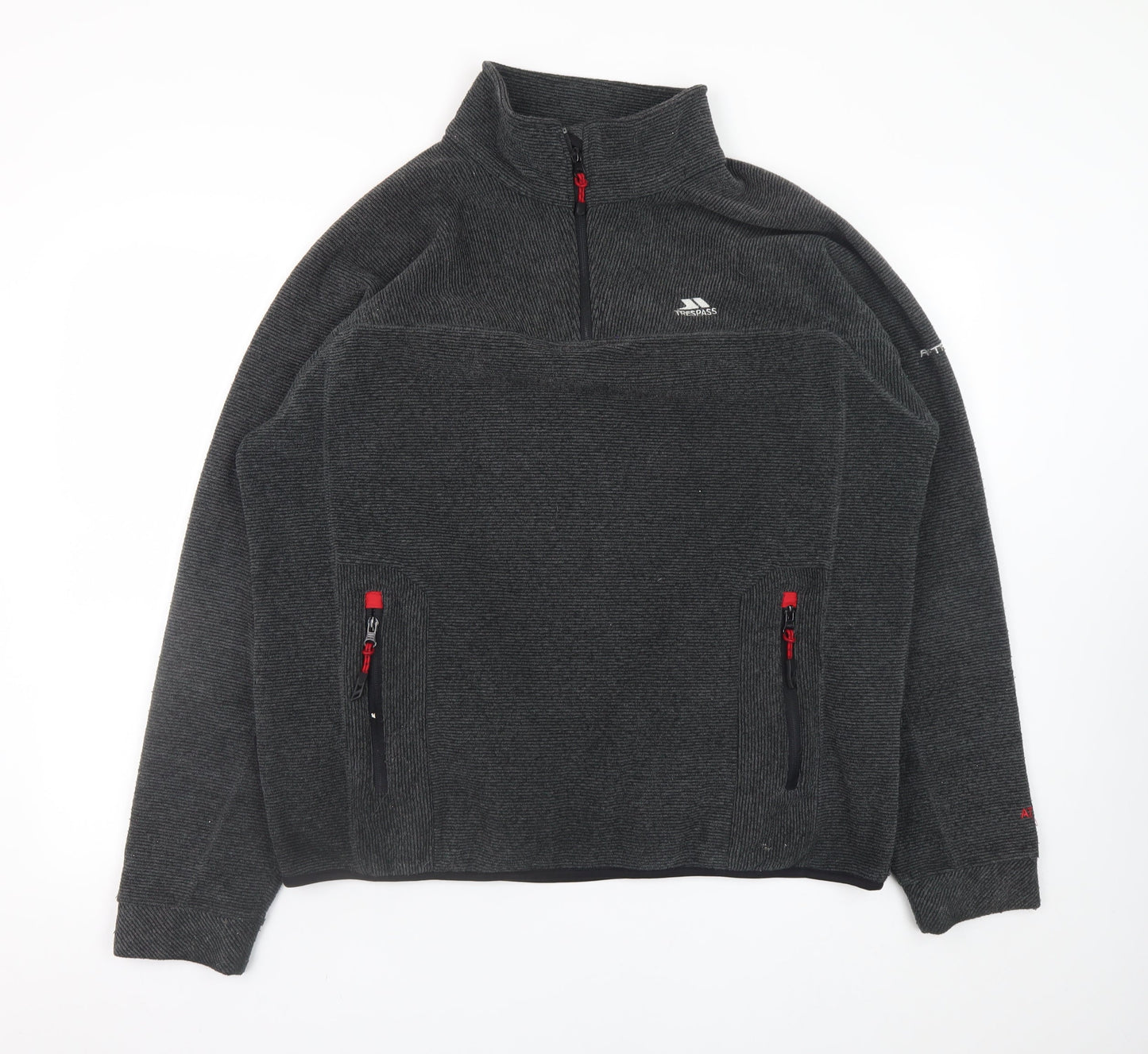 Mens UK Size L Trespass Grey Pullover Sweatshirt