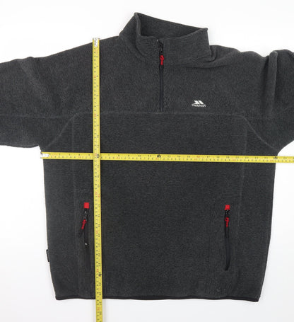 Mens UK Size L Trespass Grey Pullover Sweatshirt