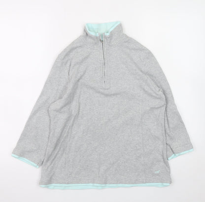 Womens UK Size 12 Ash Classics Grey Pullover Sweatshirt
