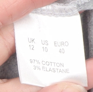 Womens UK Size 12 Ash Classics Grey Pullover Sweatshirt