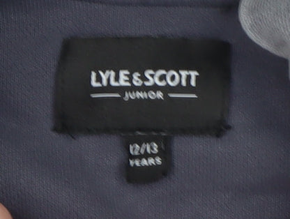 Boys UK Size 12-13 Years Lyle & Scott Grey Pullover Hoodie