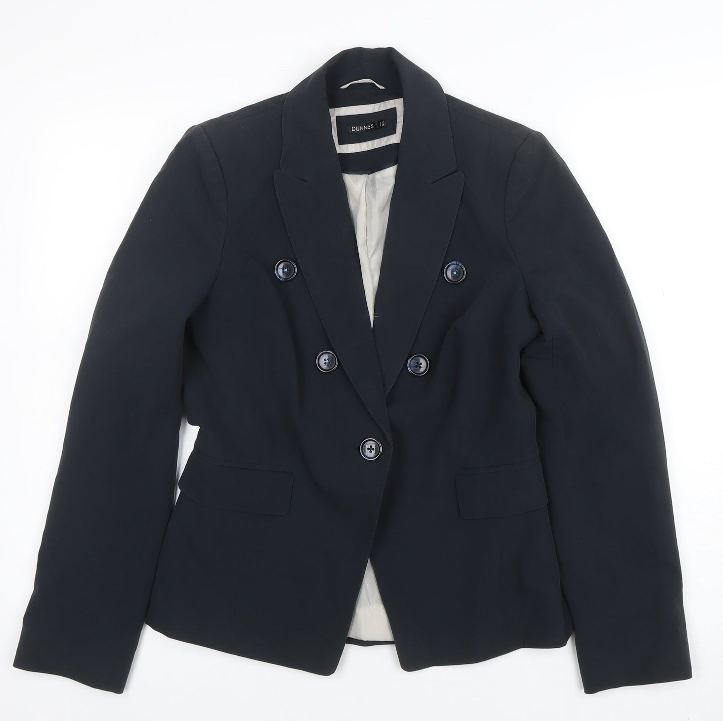 Womens UK Size 10 Dunnes Regular Blue Blazer