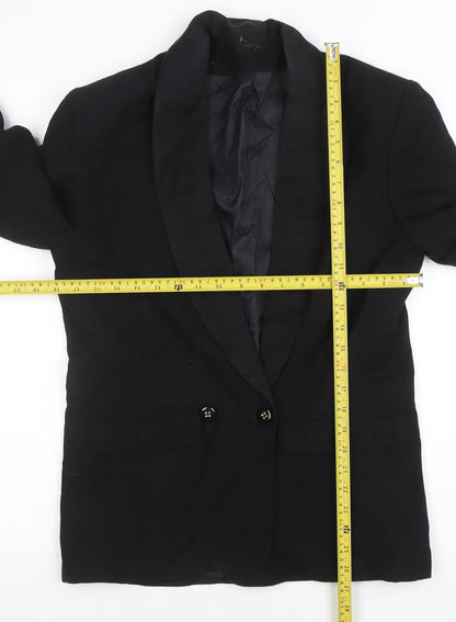 Womens UK Size 12 Viyella Regular Black Blazer