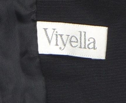 Womens UK Size 12 Viyella Regular Black Blazer