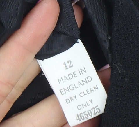 Womens UK Size 12 Viyella Regular Black Blazer