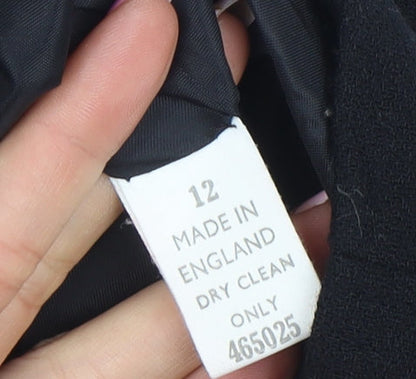 Womens UK Size 12 Viyella Regular Black Blazer