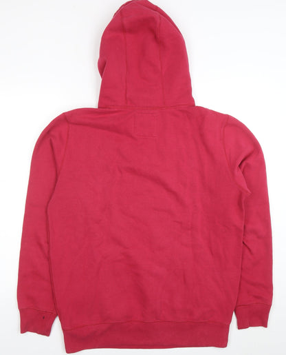 Womens UK Size M Crew Clothing Company Red Pullover Hoodie