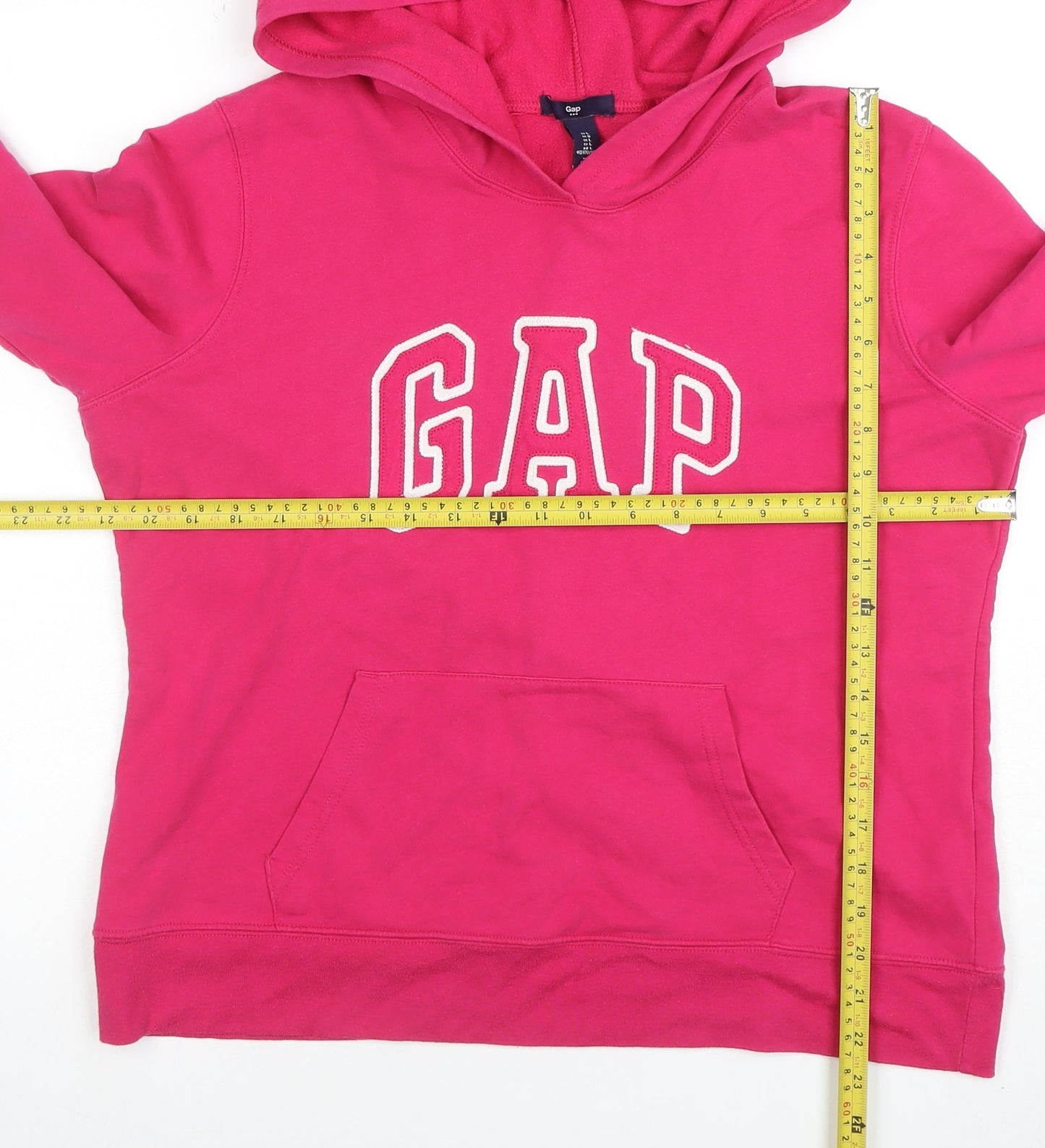 Womens UK Size L Gap Pink Pullover Hoodie