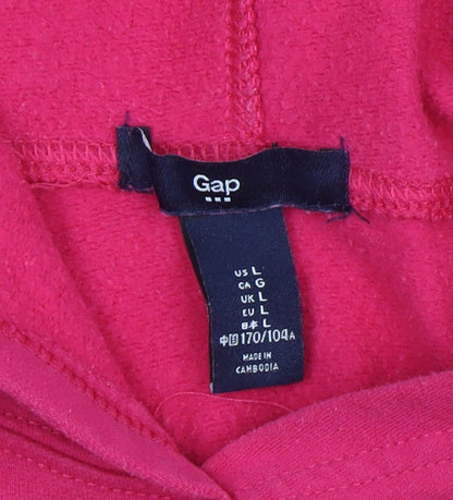 Womens UK Size L Gap Pink Pullover Hoodie
