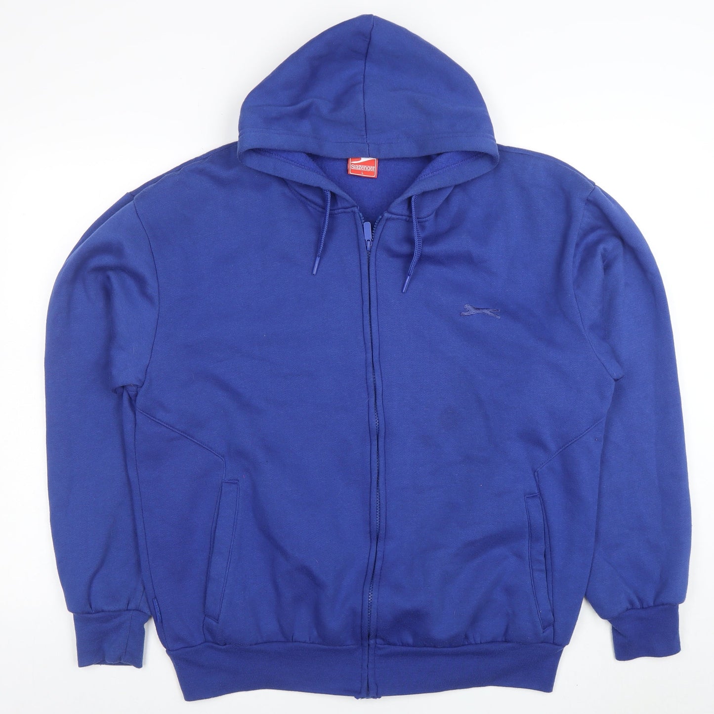 Mens UK Size L Slazenger Blue Full Zip Hoodie