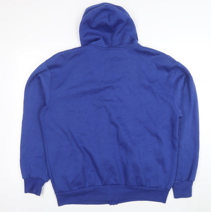 Mens UK Size L Slazenger Blue Full Zip Hoodie