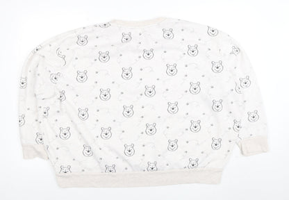 Womens UK Size 2XL Disney Beige Pullover Sweatshirt