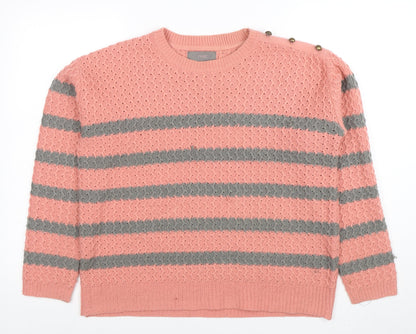 Womens UK Size 14 NEXT Pink Pullover Jumper