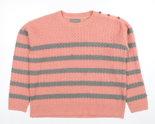Womens UK Size 14 NEXT Pink Pullover Jumper