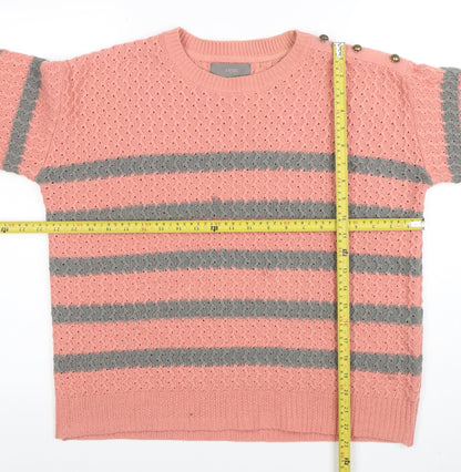 Womens UK Size 14 NEXT Pink Pullover Jumper